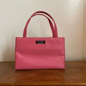 Vintage Kate Spade boxy mini Sam purse in pink